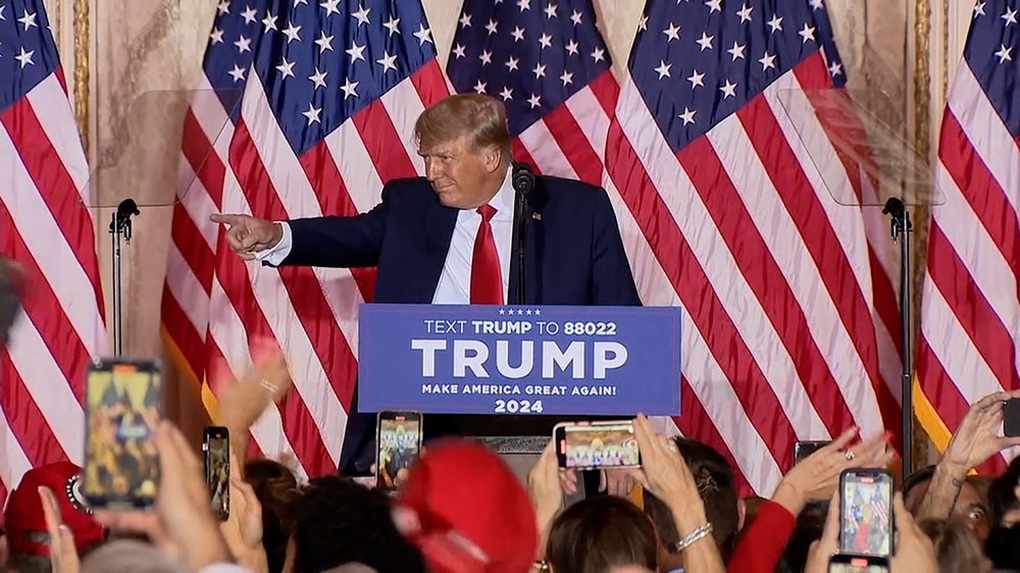 Ông Trump chính thức tuyên bố tái tranh cử tổng thống Mỹ - 1 Ông Trump chính thức tuyên bố tái tranh cử tổng thống Mỹ - 1