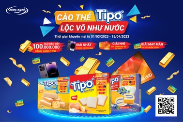Chương trình khuyến mại "Cào thẻ Tipo - Lộc vô như nước"