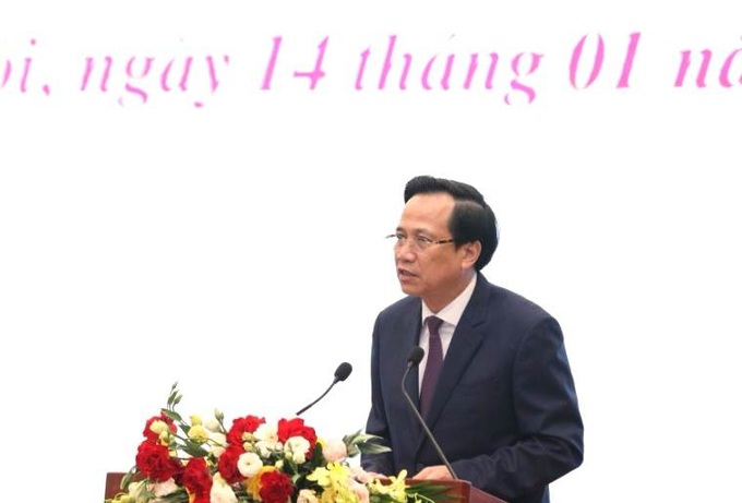 Bộ trưởng Đào Ngọc Dung phát biểu khai mạc Hội nghị