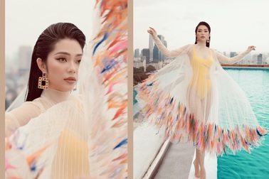 Top 5 Hoa hậu Biển Việt Nam khoe hình thể nóng bỏng tại bể bơi