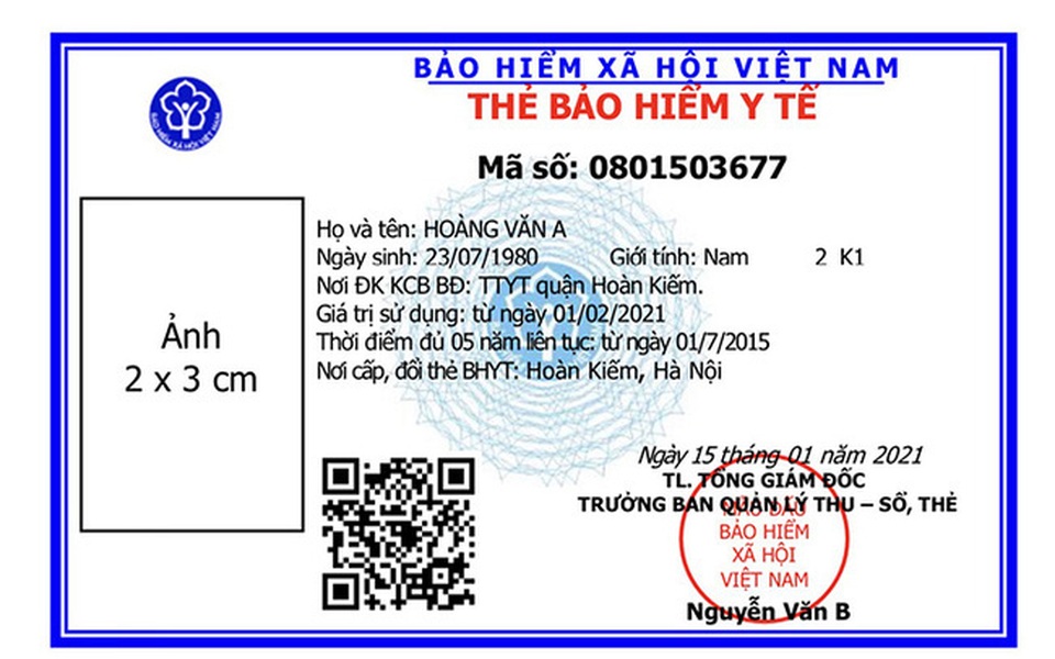Từ ngày 1/4: Mẫu thẻ BHYT cũ còn được sử dụng? - 1 Từ ngày 1/4: Mẫu thẻ BHYT cũ còn được sử dụng? - 1