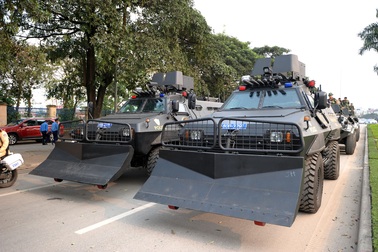 Dàn xế khủng chống bạo động của Công an TP Hà Nội