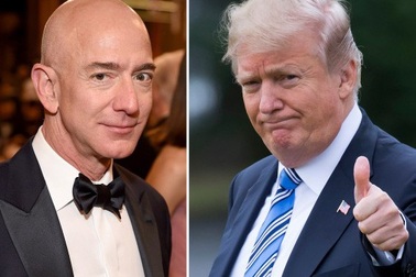 Ông Trump chúc tỷ phú Amazon "may mắn" sau vụ ly hôn ồn ào