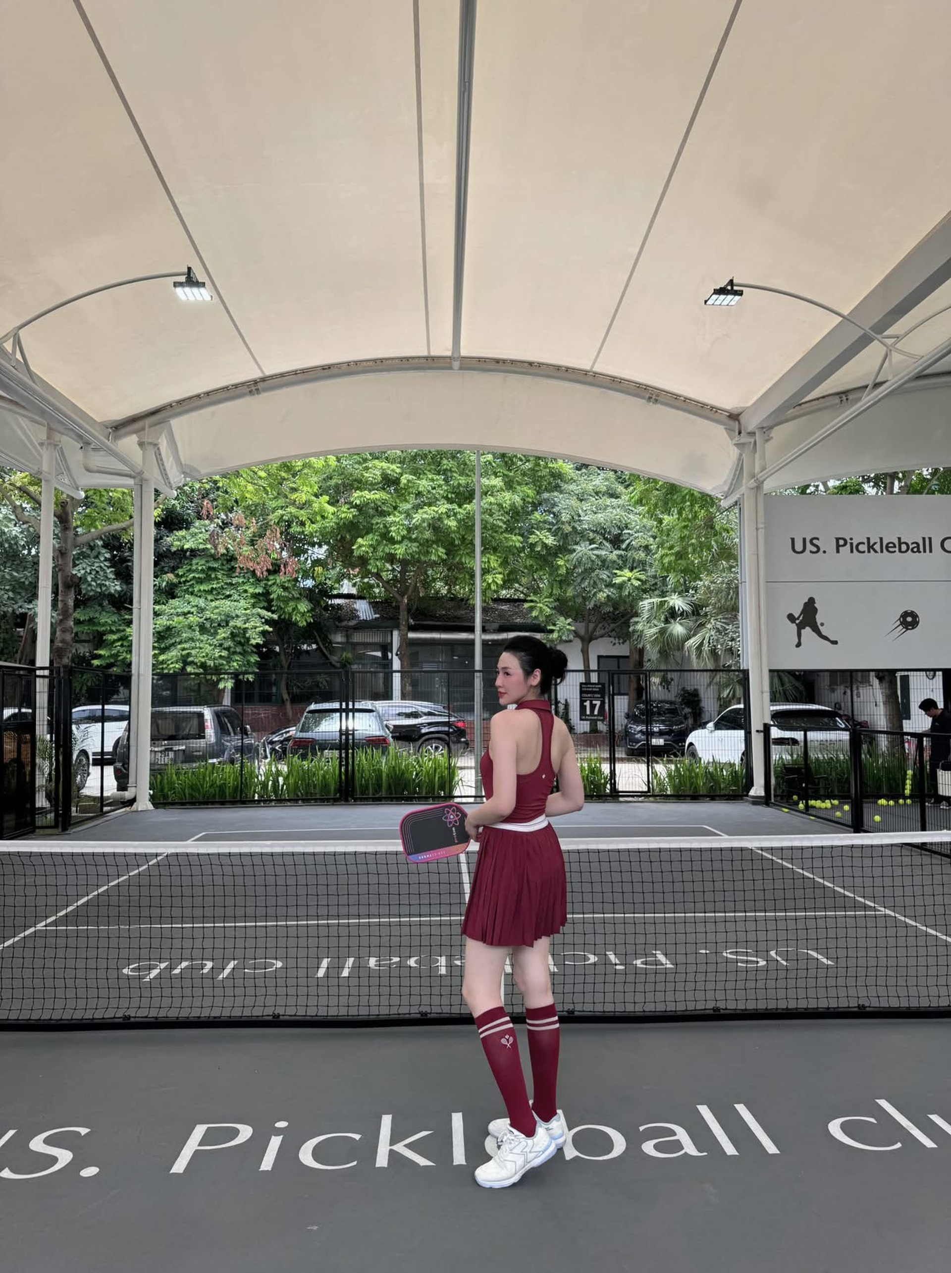 Á hậu Tú Anh rạng rỡ, quyết tâm chinh phục giải pickleball Dân trí - 2 Á hậu Tú Anh rạng rỡ, quyết tâm chinh phục giải pickleball Dân trí - 2