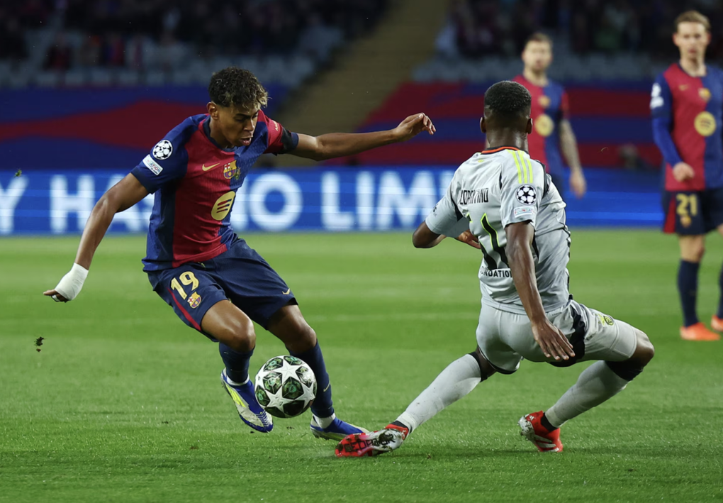 Lamine Yamal chói sáng đưa Barcelona vào tứ kết Champions League - 2 Lamine Yamal chói sáng đưa Barcelona vào tứ kết Champions League - 2