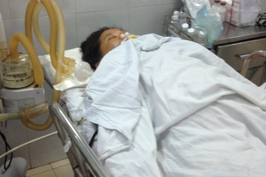 Một bệnh nhân nguy kịch sau phẫu thuật gãy chân do té ngã