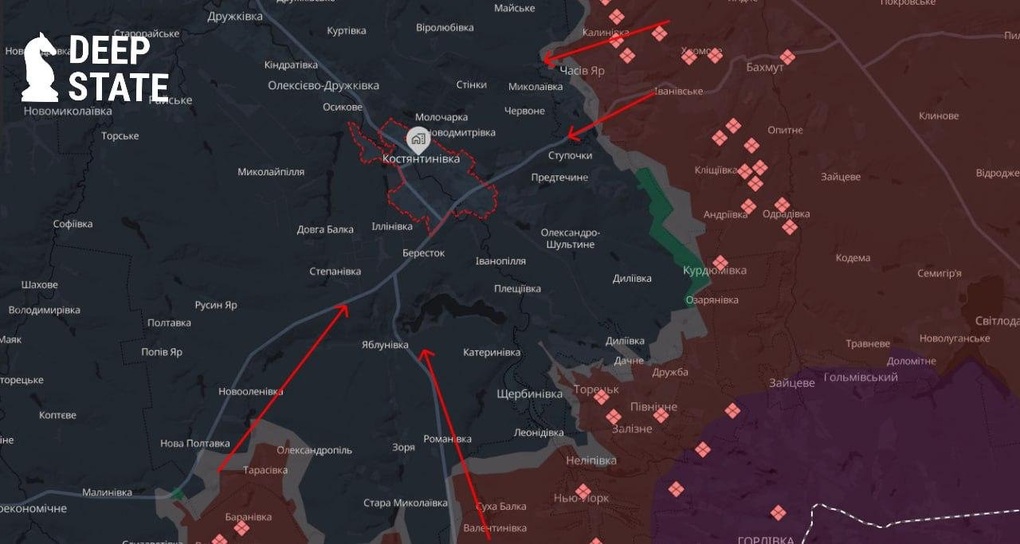 Chiến sự Ukraine 4/5: Hai gọng kìm của Nga bao vây Konstantinovka - 3 Chiến sự Ukraine 4/5: Hai gọng kìm của Nga bao vây Konstantinovka - 3