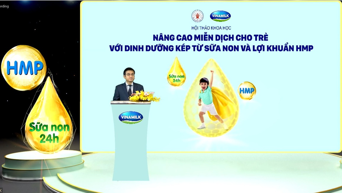 Hội thảo khoa học về tăng cường miễn dịch cho trẻ từ sữa non và lợi khuẩn HMP - 4 Hội thảo khoa học về tăng cường miễn dịch cho trẻ từ sữa non và lợi khuẩn HMP - 4