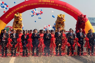 Thông xe Dự án nâng cấp Quốc lộ 1 đoạn Hà Nội - Bắc Giang