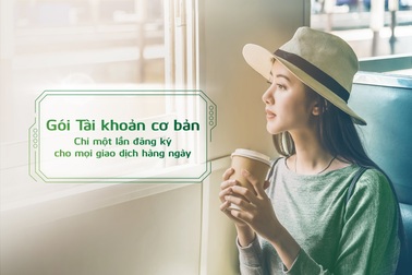 Vietcombank ra mắt 2 gói tài khoản mới, giúp khách hàng chỉ cần đăng ký một lần cho mọi nhu cầu giao dịch thường ngày