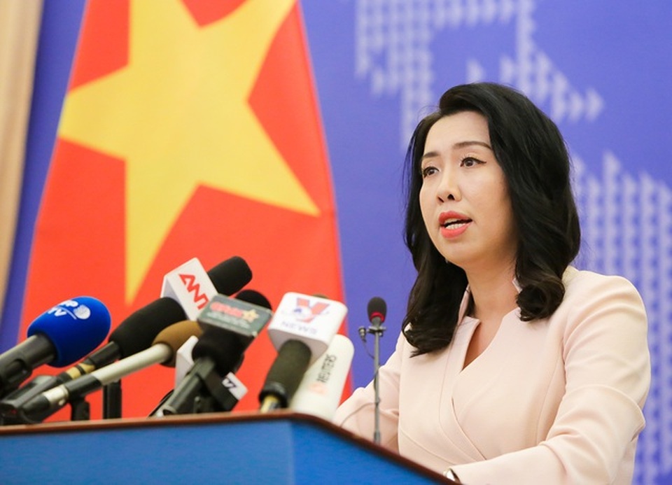 Bộ Ngoại giao lên tiếng về thông tin tàu Trung Quốc vào EEZ của Việt Nam - 1 Bộ Ngoại giao lên tiếng về thông tin tàu Trung Quốc vào EEZ của Việt Nam - 1