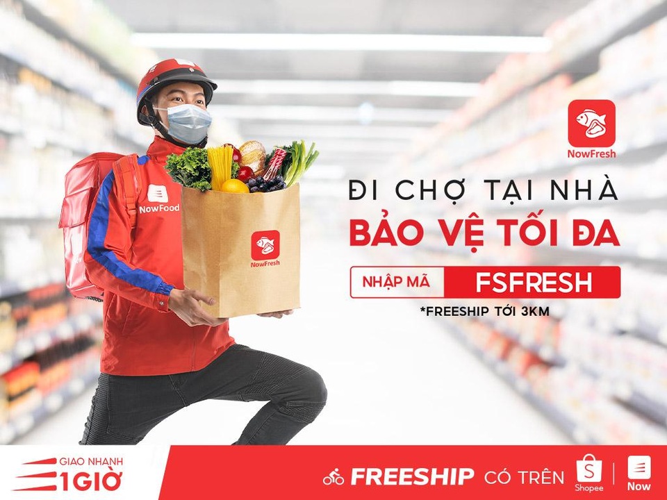 Đà Nẵng: Phát phiếu đi chợ, “NOW” triển khai “đi chợ hộ” miễn phí giao hàng đến 3km - 3 Đà Nẵng: Phát phiếu đi chợ, “NOW” triển khai “đi chợ hộ” miễn phí giao hàng đến 3km - 3