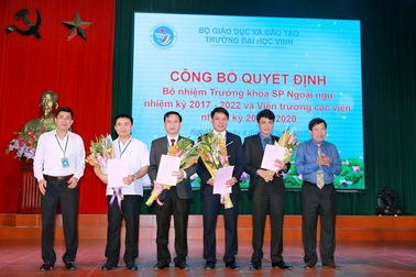 Trường ĐH Vinh thành lập 3 Viện mới