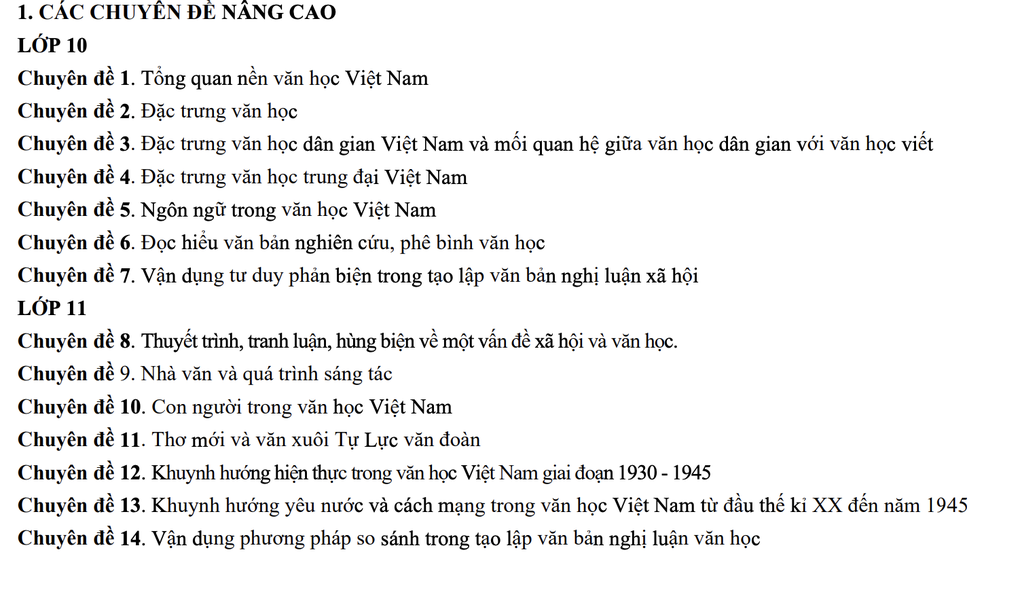 Học sinh trường chuyên trên toàn quốc sẽ học chương trình riêng - 1 Học sinh trường chuyên trên toàn quốc sẽ học chương trình riêng - 1