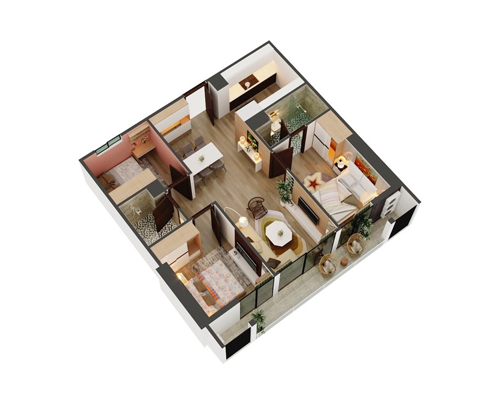 Căn hộ lớn 3 phòng ngủ tiếp tục hút khách - 2 Căn hộ lớn 3 phòng ngủ tiếp tục hút khách - 2