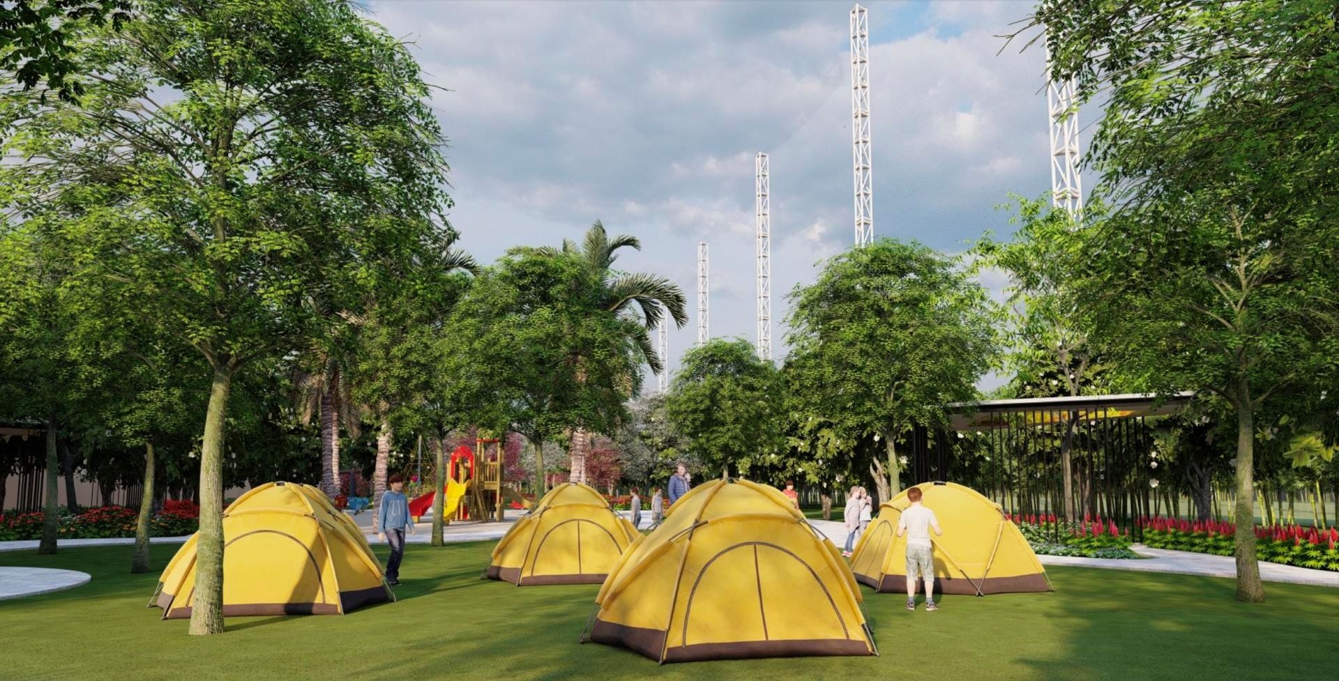 Vinhomes Ocean Park 2 បើកដំណើរការការរចនាសួនកីឡា - ៦ Vinhomes Ocean Park 2 ra mắt thiết kế tổ hợp công viên thể thao - 6