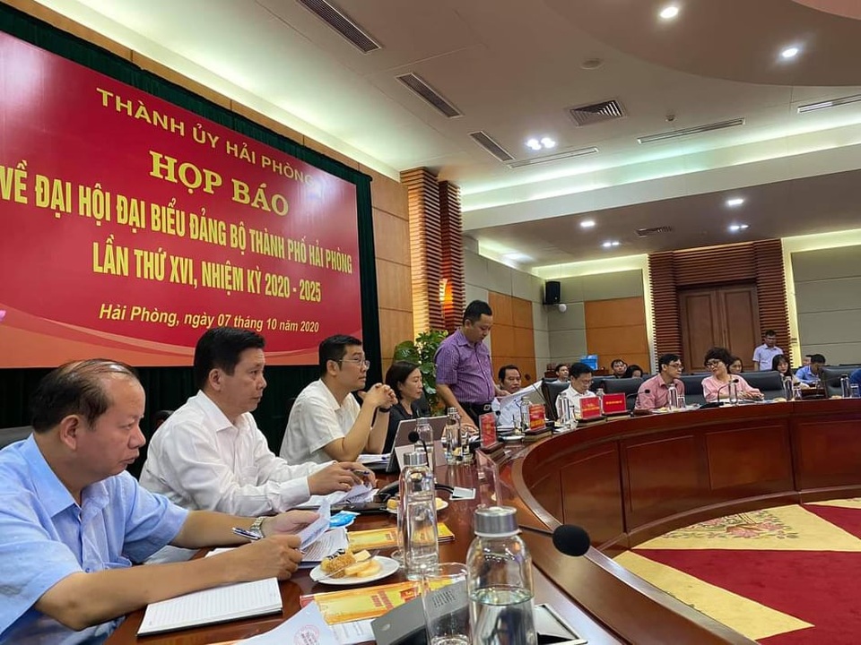 Đại hội Đảng bộ TP Hải Phòng mang chủ đề đổi mới mạnh mẽ - 1