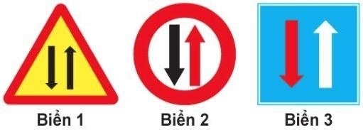 Biển nào báo hiệu "Đường hai chiều"?