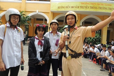 TPHCM: Hàng trăm học sinh bị đề nghị kỷ luật vì vi phạm an toàn giao thông
