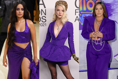 Màu xanh tím chiếm sóng làng thời trang như thế nào?