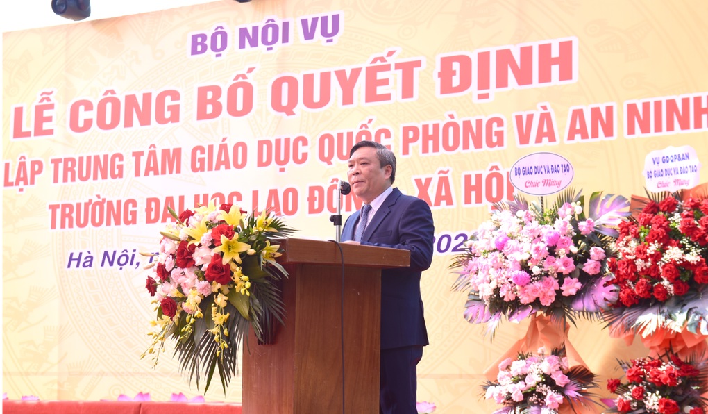 Trường Đại học Lao động - Xã hội ra mắt Trung tâm Giáo dục Quốc phòng và An ninh - 4 Trường Đại học Lao động - Xã hội ra mắt Trung tâm Giáo dục Quốc phòng và An ninh - 4