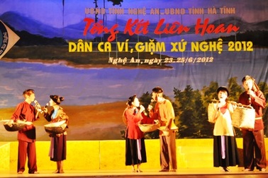 Xây dựng hồ sơ dân ca, ví, dặm Nghệ Tĩnh trình UNESCO