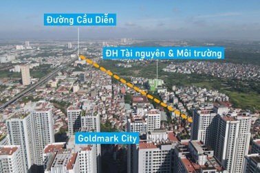 Những tuyến đường quy hoạch qua khu đô thị vạn dân Goldmark City