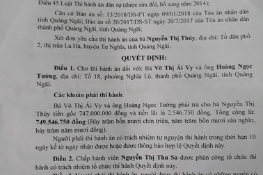 Quảng Ngãi: Giáo viên bị “tố” chây ỳ khoản nợ tiền tỷ
