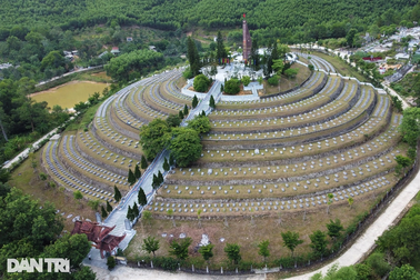 Nghĩa trang hình cánh cung - nơi yên nghỉ của liệt sỹ làm nhiệm vụ quốc tế