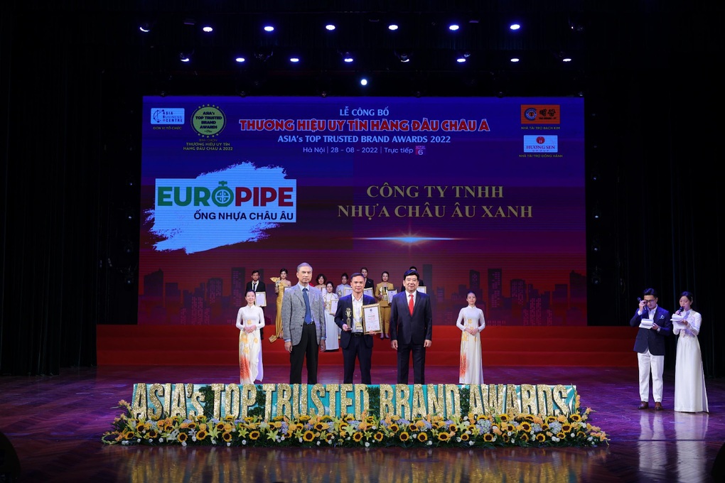 EUROPIPE nhận giải Top 10 thương hiệu uy tín hàng đầu châu Á - 1 EUROPIPE nhận giải Top 10 thương hiệu uy tín hàng đầu châu Á - 1