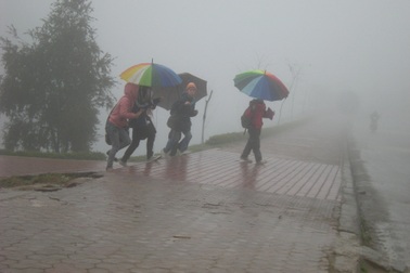 Sa Pa nhiệt độ giảm sâu 5 độ C