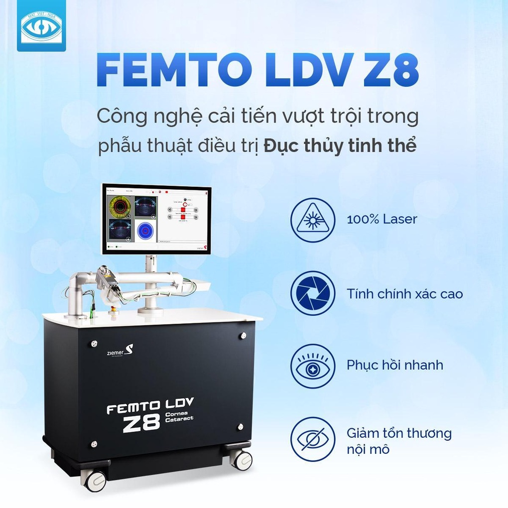 Điều trị dứt điểm đục thủy tinh thể bằng laser tại Bệnh viện Mắt Việt - Nga - 1 Điều trị dứt điểm đục thủy tinh thể bằng laser tại Bệnh viện Mắt Việt - Nga - 1