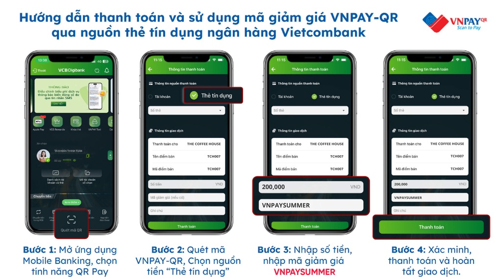 Mở rộng thanh toán QR bằng thẻ tín dụng, VNPAY gia tăng trải nghiệm thanh toán số - 3 Mở rộng thanh toán QR bằng thẻ tín dụng, VNPAY gia tăng trải nghiệm thanh toán số - 3