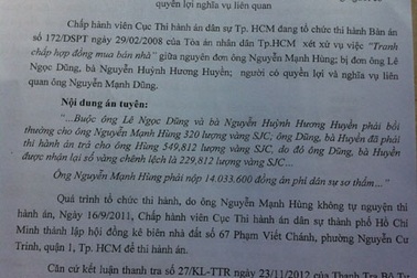 Nhiều bất thường trong việc đấu giá tài sản ở phường Nguyễn Cư Trinh
