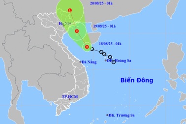 Áp thấp nhiệt đới vào Vịnh Bắc Bộ, nhiều nơi bị ảnh hưởng