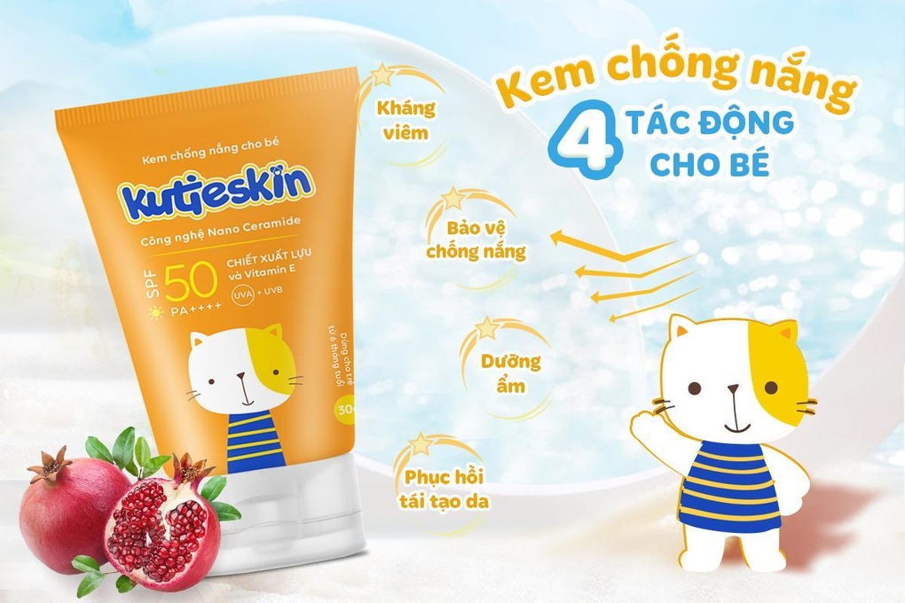 Kem chống nắng cho bé Kutieskin - 2 Kem chống nắng cho bé Kutieskin - 2