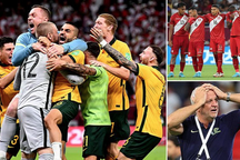 Đánh bại Peru, Australia giành vé dự World Cup 2022