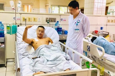 Bị cây nhọn đâm xuyên người, nam thanh niên thoát chết hy hữu