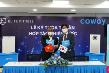 Coway Vina hợp tác cùng Elite Fitness nhằm chăm sóc sức khỏe toàn diện