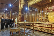 Phó Thủ tướng Lê Thành Long dự khánh thành điện Thái Hòa