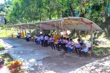 Thú vị với mô hình “Thư viện xanh” ở sân trường