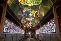 Cầu vượt bộ "ánh sáng" độc nhất Hà Nội