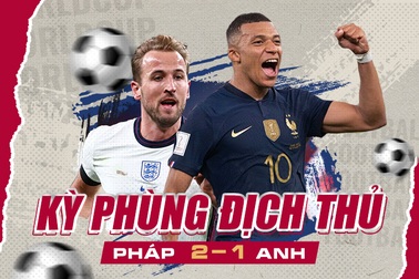 Thơ World Cup: Kỳ phùng địch thủ Pháp - Anh