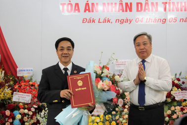 Ông Nguyễn Văn Chung giữ chức Chánh án Tòa án nhân dân tỉnh Đắk Lắk