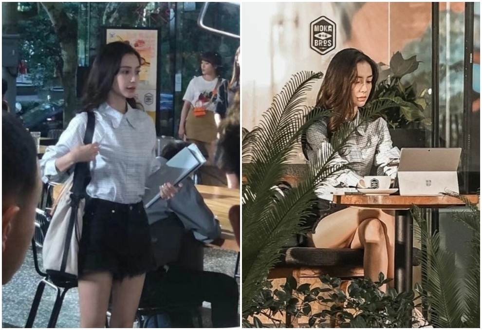 Ngọt ngào khoảnh khắc Angelababy khóa môi phi công trẻ Lại Quán Lâm - 2