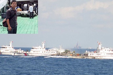 Sáng 13/5, tàu Trung Quốc hung hãn đâm móp tàu Cảnh sát biển Việt Nam