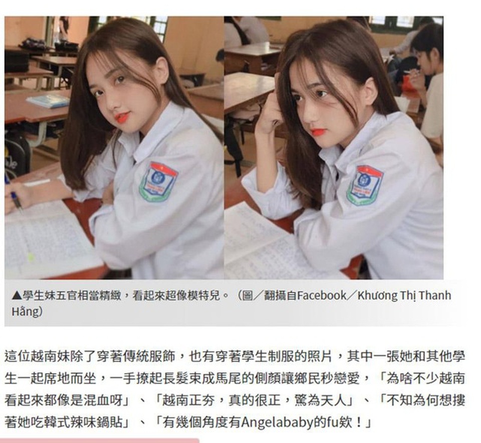 “Thiên thần đồng phục” khoe sắc bên hoa hướng dương - 2 “Thiên thần đồng phục” khoe sắc bên hoa hướng dương - 2