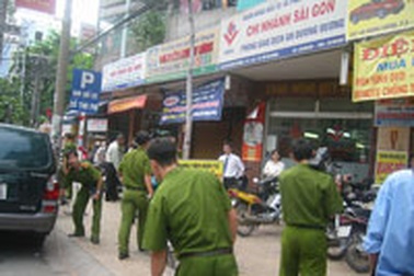 TPHCM: Nổ súng cướp ngân hàng