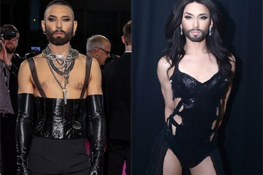 Nam ca sỹ đồng tính Conchita Wurst bất ngờ cạo trọc đầu