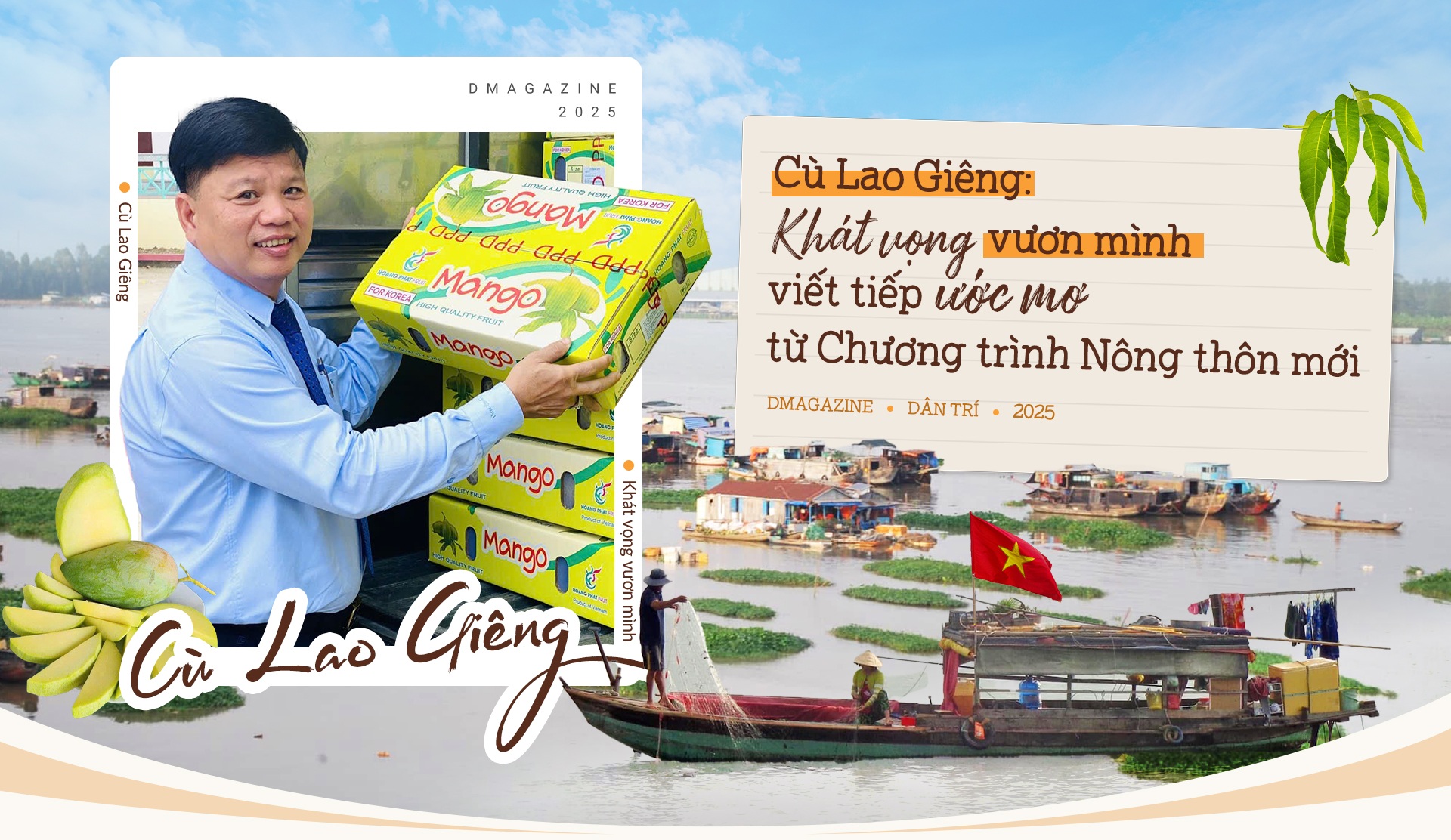 Từ cù lao nghèo đến vùng trồng xoài xuất khẩu bậc nhất ĐBSCL